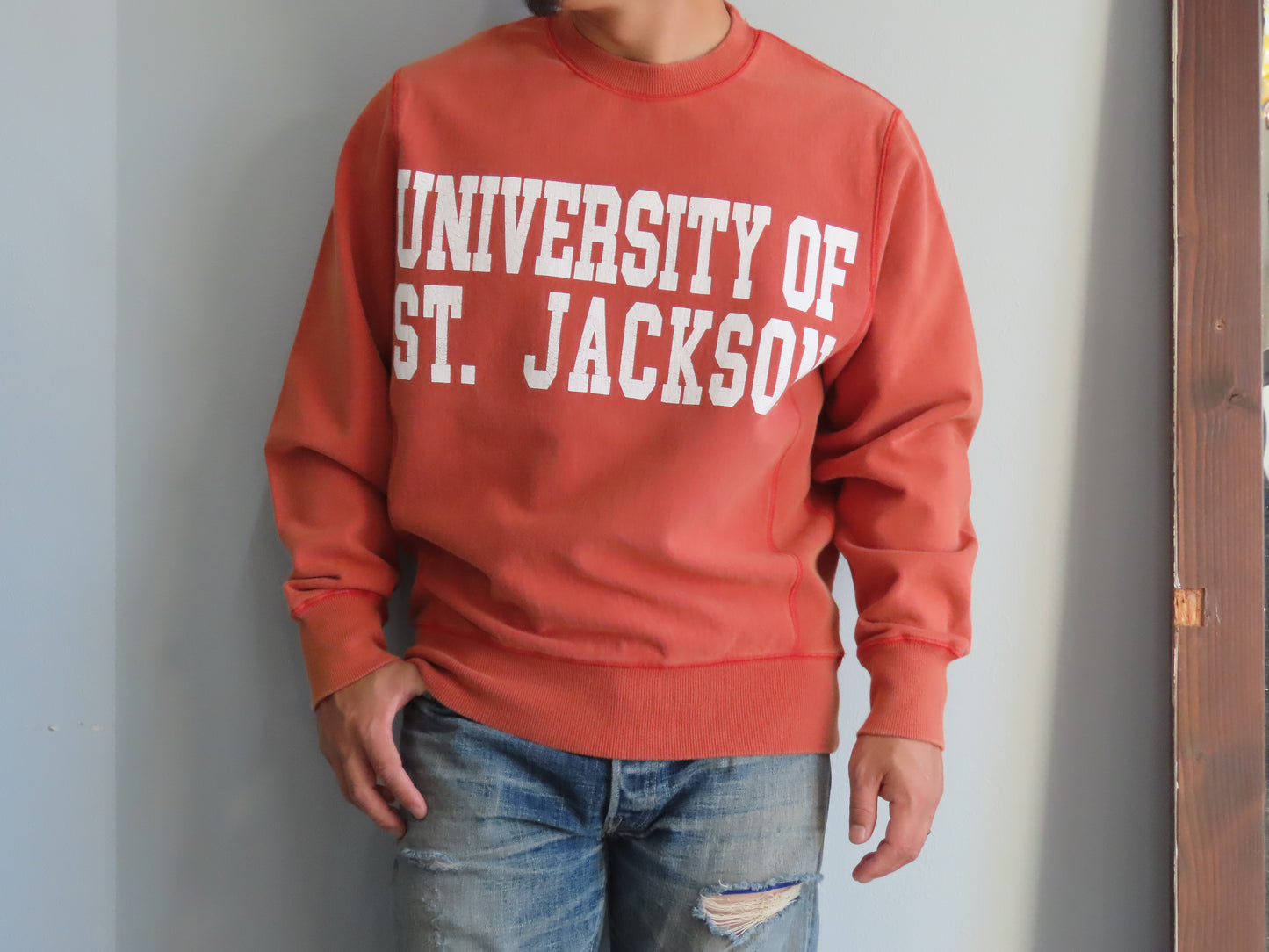 JACKSON MATISSE UNIVERSITY OF ST.JACKSON Sweat ジャクソン マティス カレッジ ロゴ スウェット トレーナー スエット メンズ レディース