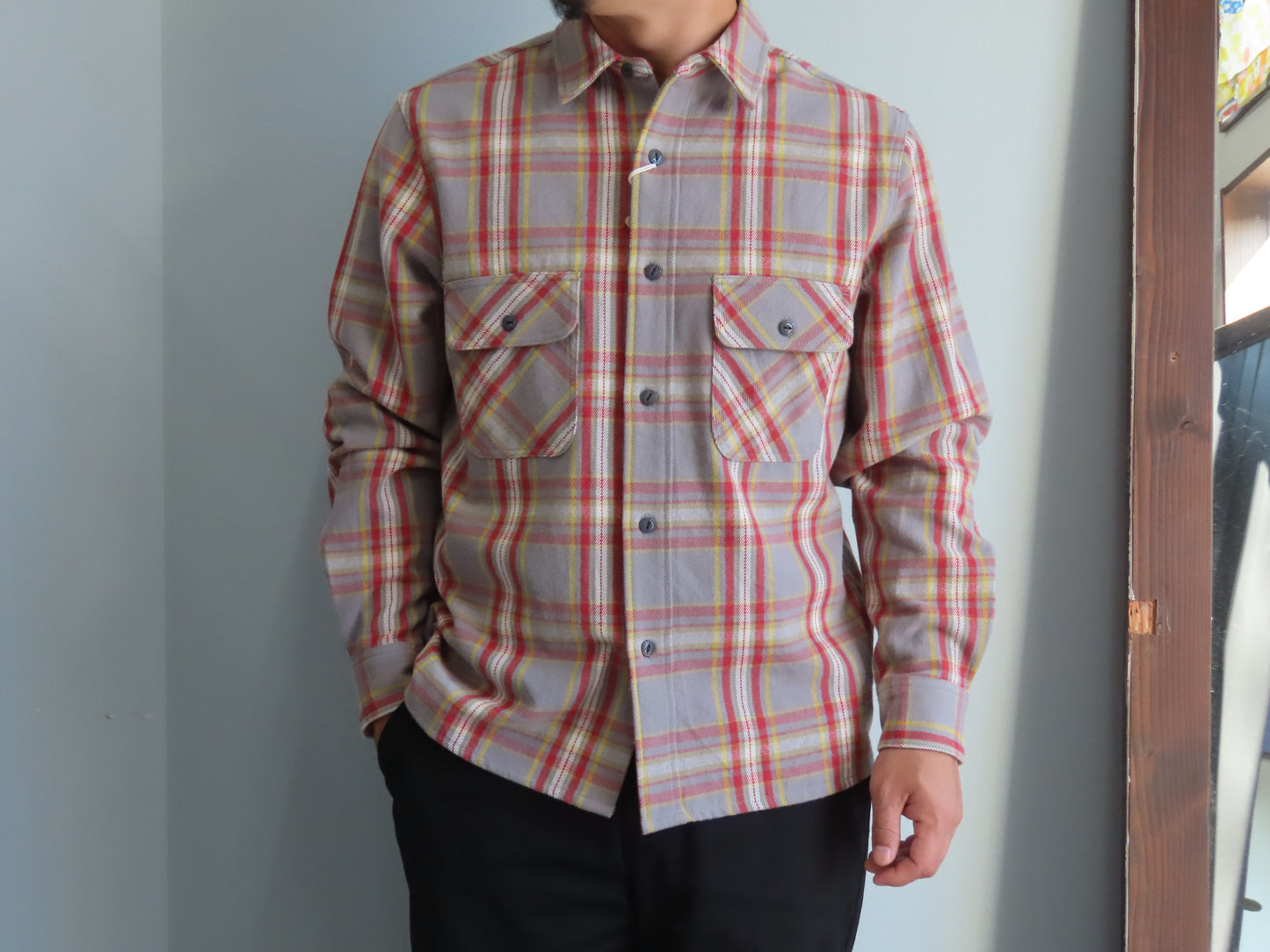 BIG MIKE ビックマイク ヘビーフランネル チェック シャツ ネルシャツ メンズ HEAVY FLANNEL SHIRTS