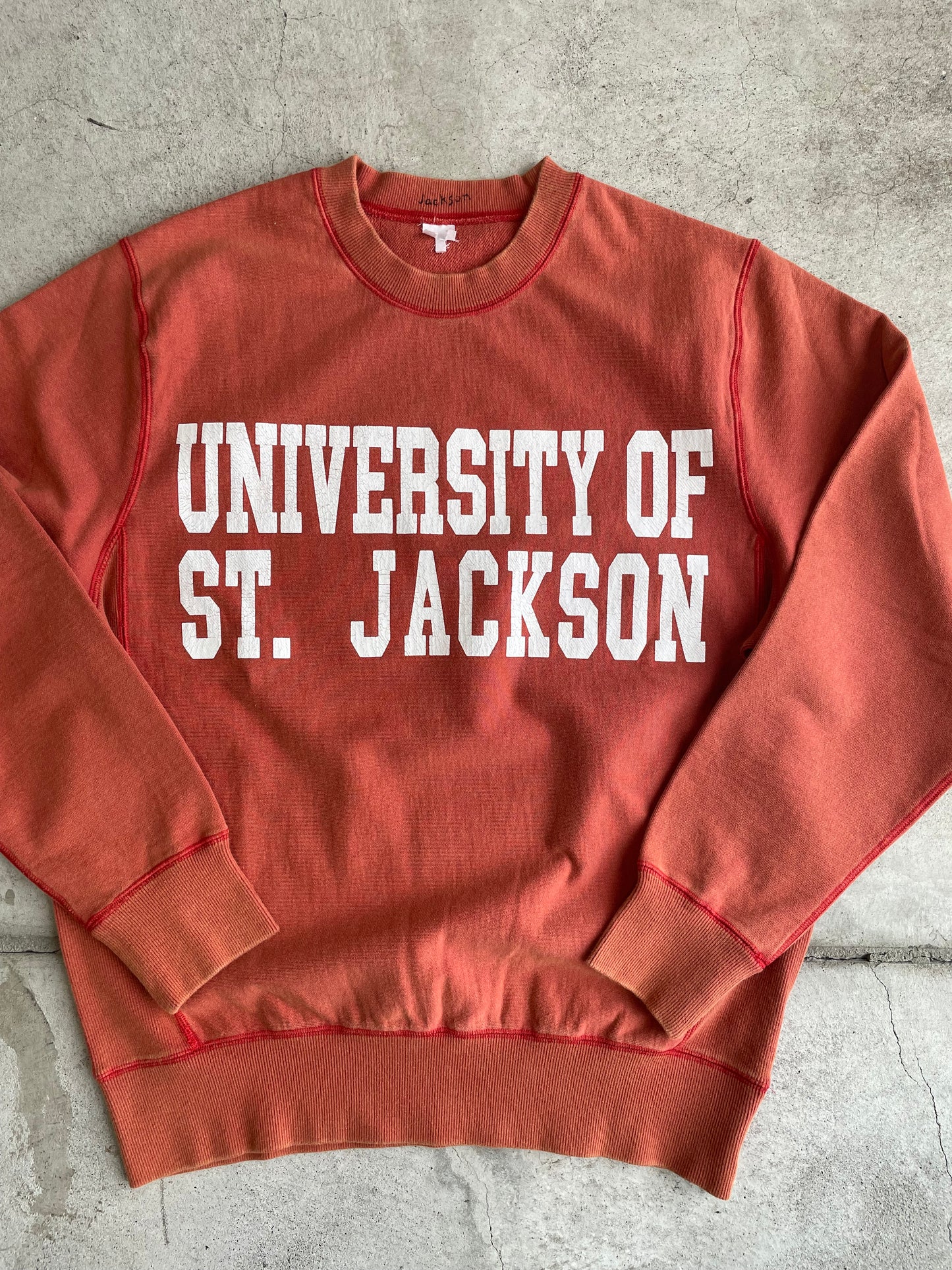 JACKSON MATISSE UNIVERSITY OF ST.JACKSON Sweat ジャクソン マティス カレッジ ロゴ スウェット トレーナー スエット メンズ レディース
