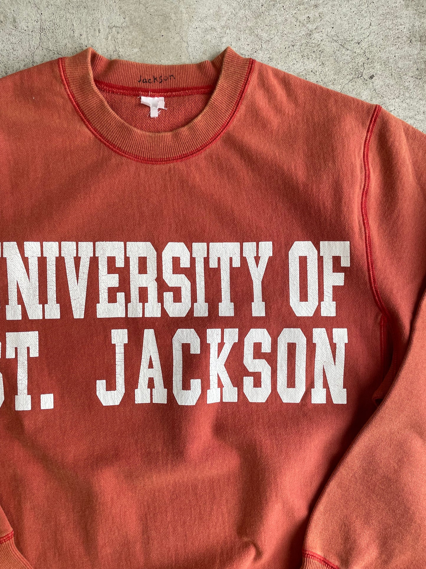 JACKSON MATISSE UNIVERSITY OF ST.JACKSON Sweat ジャクソン マティス カレッジ ロゴ スウェット トレーナー スエット メンズ レディース